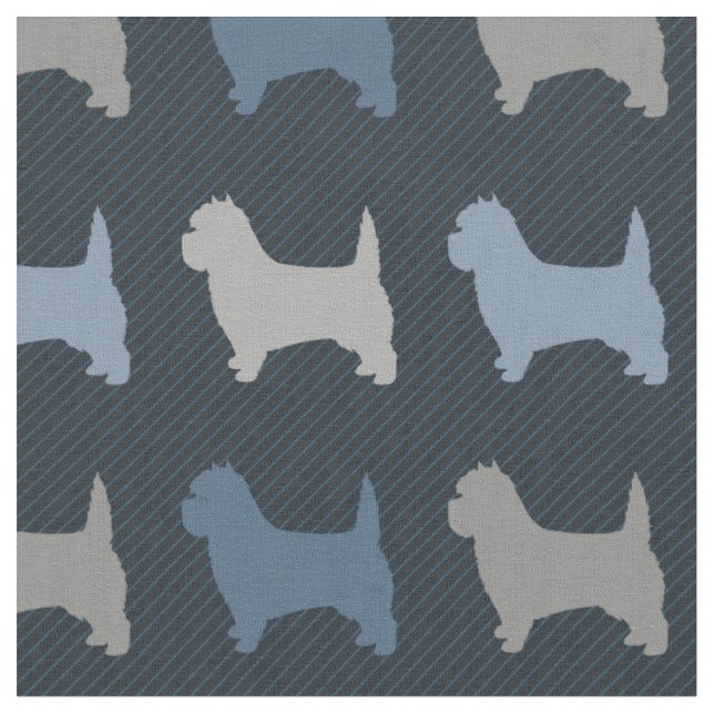 Cairn Terrier Tyg (Närbild)