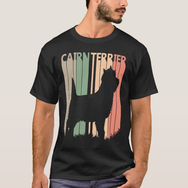 Cairn Terrier  Valentine's Day T Shirt (Framsida)
