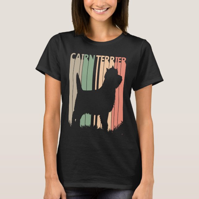 Cairn Terrier  Valentine's Day T Shirt (Framsida)