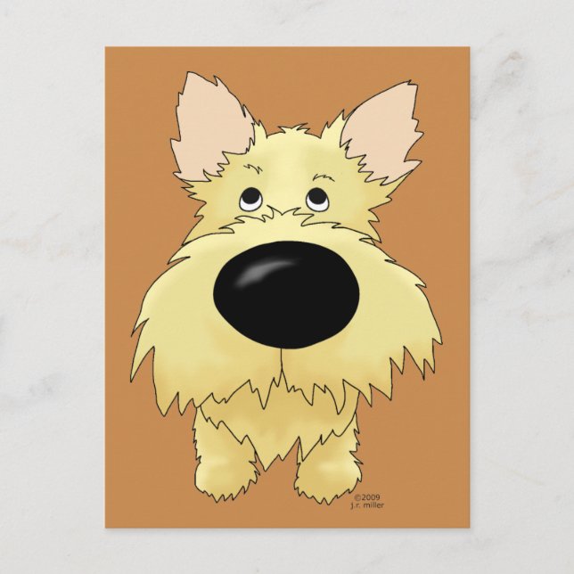 Cairn Terrier-vykort Vykort (Framsida)