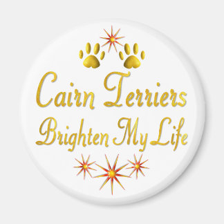 Cairn Terriers Brighten Mitt liv Magnet