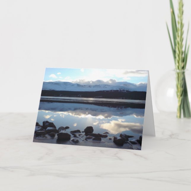 Cairngorm nationalpark helgkort (Framsida)