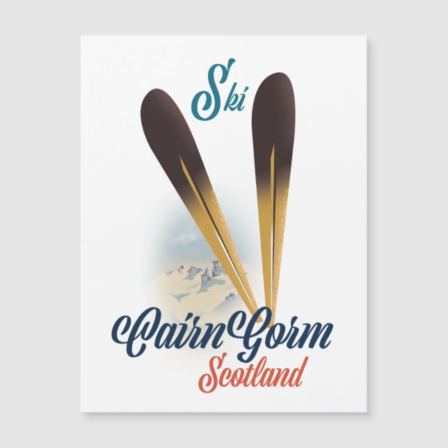CairnGorm Skottland Skidposter (Framsida)