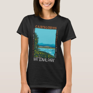 Cairngorms nationalpark Scotland Distress T Shirt