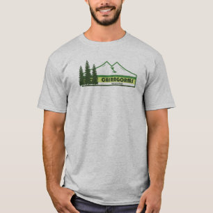 Cairngorms nationalpark Scotland Grönt Rand T Shirt