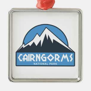 Cairngorms nationalpark Scotland Julgransprydnad Metall