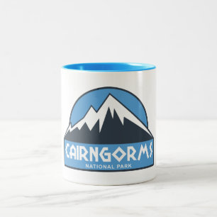 Cairngorms nationalpark Scotland Två-Tonad Mugg
