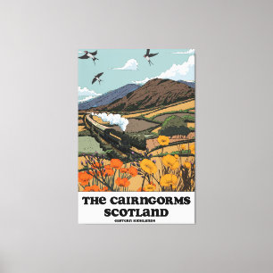 Cairngorms Skottland Canvastryck