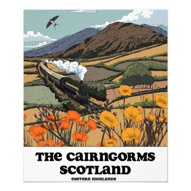 Cairngorms Skottland Fototryck (Framsidan)