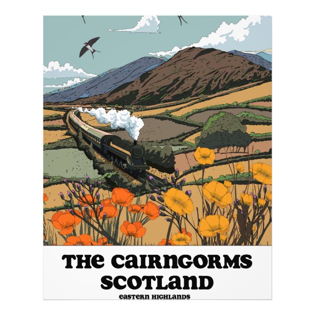 Cairngorms Skottland Fototryck (Framsidan)