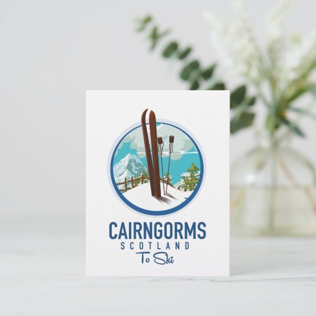 Cairngorms skottland logotyp (Stående Fram)