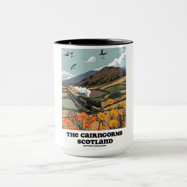 Cairngorms Skottland Mugg (Center)