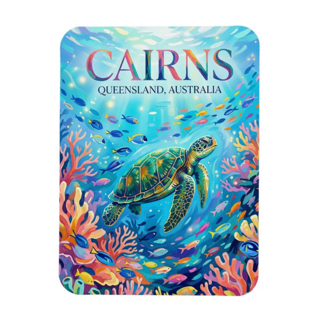 Cairns Australia Magnet (Vertikal)