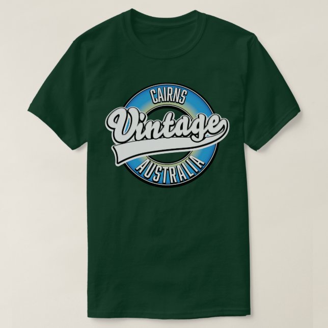 Cairns australia vintage stil t shirt (Design framsida)