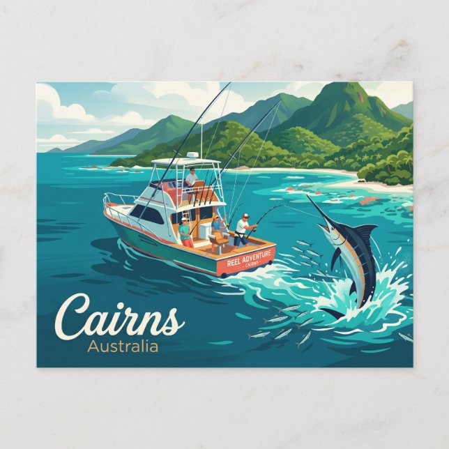 Cairns Australien Vykort (Framsida)