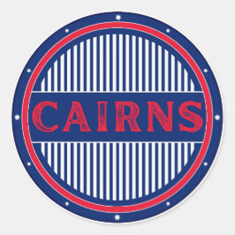 Cairns City Pride Emblem – Australian Identity Runt Klistermärke