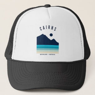 Cairns Queensland Australien Retro Vintage Strand Keps