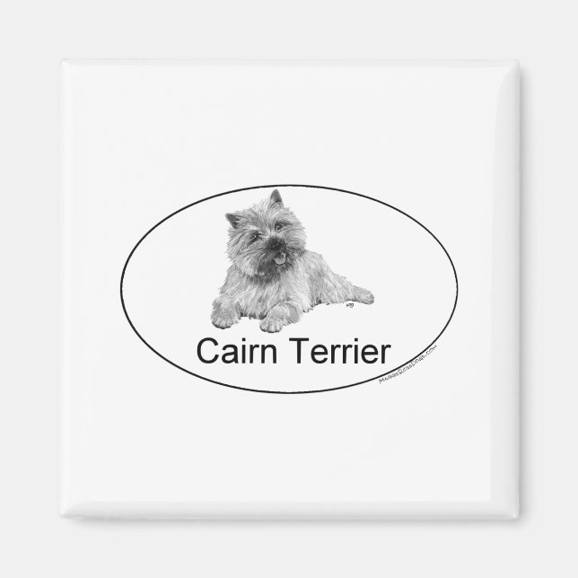 Cairnterrier Magnet (Framsidan)