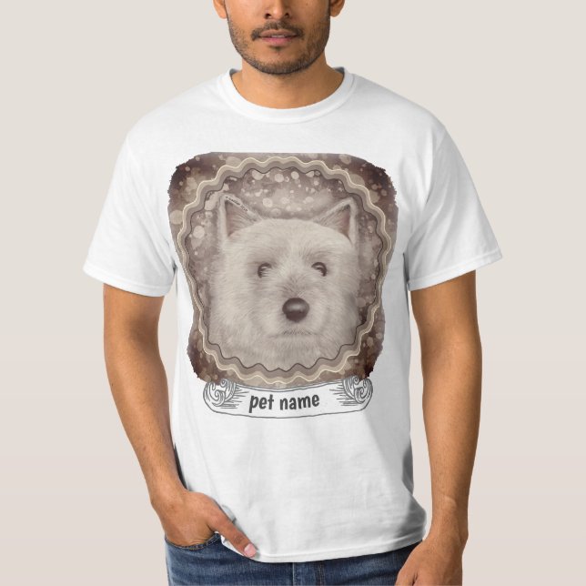 Cairnterrier  t shirt (Framsida)