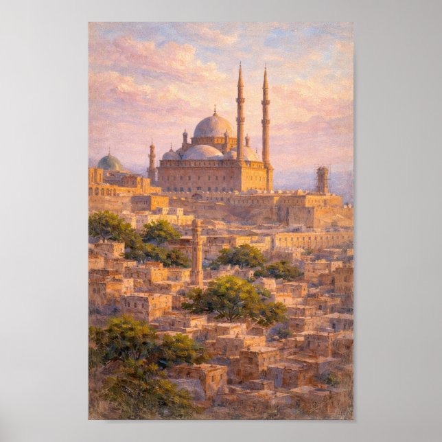 Cairo at Sunset Poster (Framsidan)