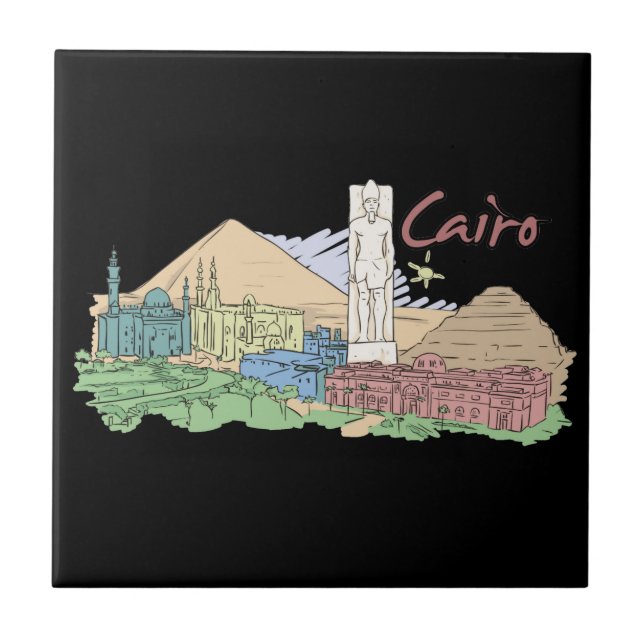 Cairo - Egypt.png Kakelplatta (Framsidan)