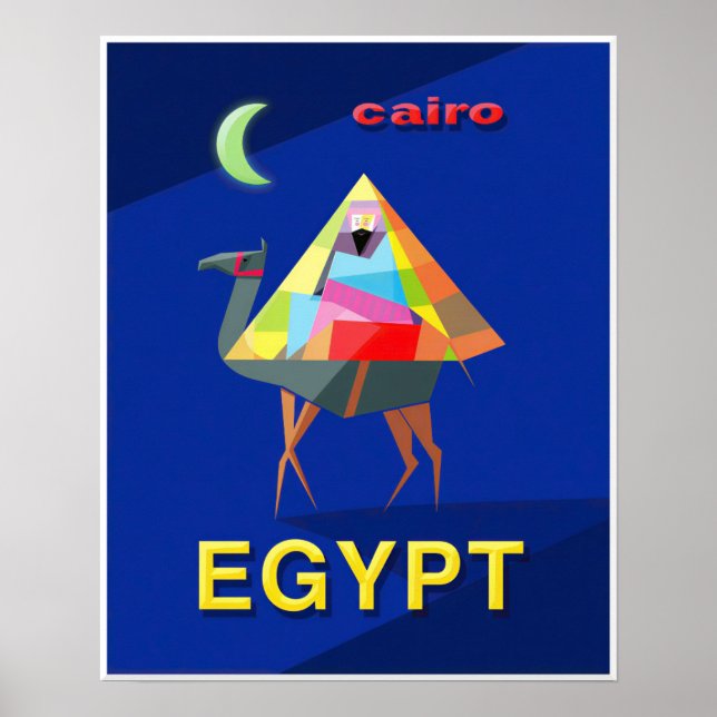 Cairo, Egypten Affisch (Framsidan)