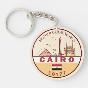 Cairo Egypten City Skyline Emblem