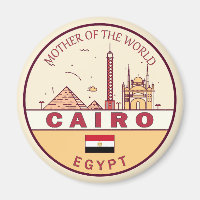 Cairo Egypten City Skyline Emblem
