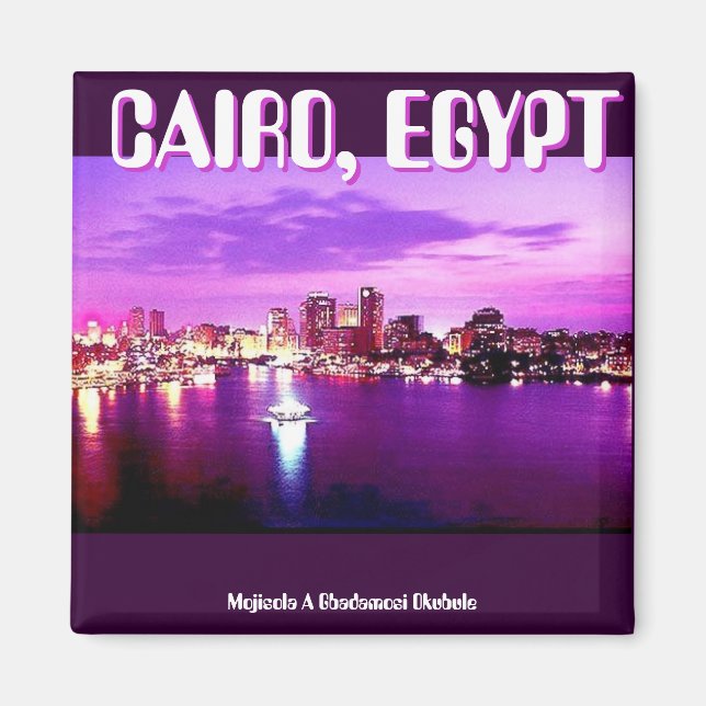 CAIRO, EGYPTEN MAGNET (Framsidan)