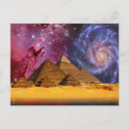 Cairo Egypten Pyramids Galaxy Vykort
