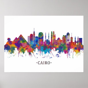Cairo Egypten Skyline Poster