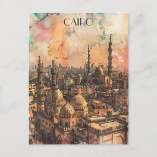 Cairo Egypten Travel Vykort