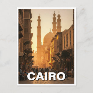 Cairo Egypten Travel Vykort