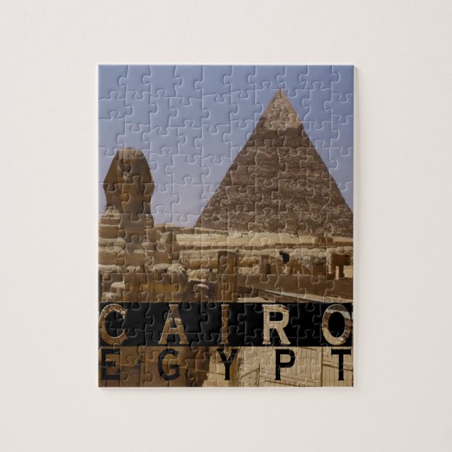 Cairo egyptensouvenir pussel (Vertikal)