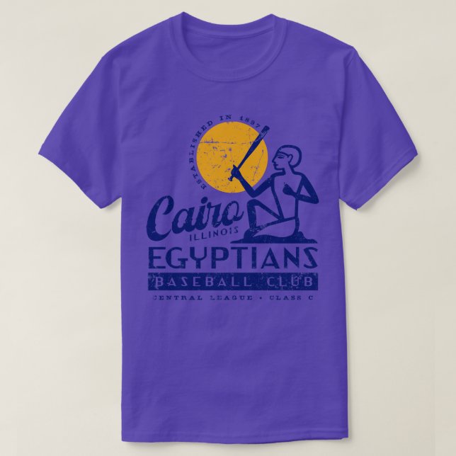 Cairo Egyptians Baseball T Shirt (Design framsida)