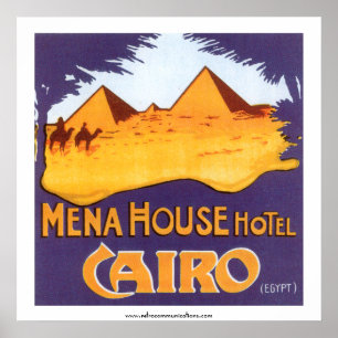 Cairo för Mena hushotell affisch