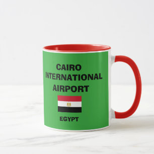Cairo internationell flygplatsmugg mugg