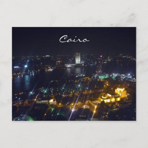 cairo night view vykort