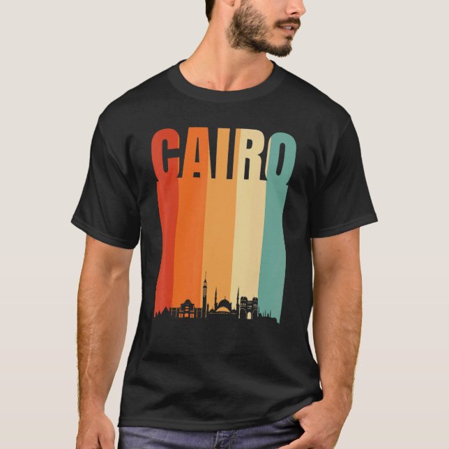 Cairo Skyline T Shirt (Framsida)