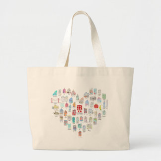 CAIS 2:a Klass Jumbo Tote Heart - klass 2030 Jumbo Tygkasse