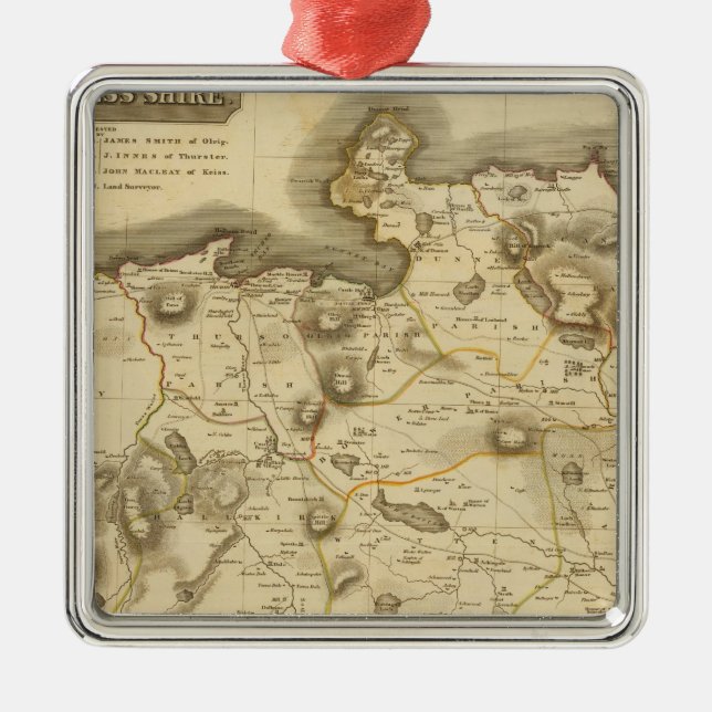 Caithness grevskap julgransprydnad metall (Framsidan)