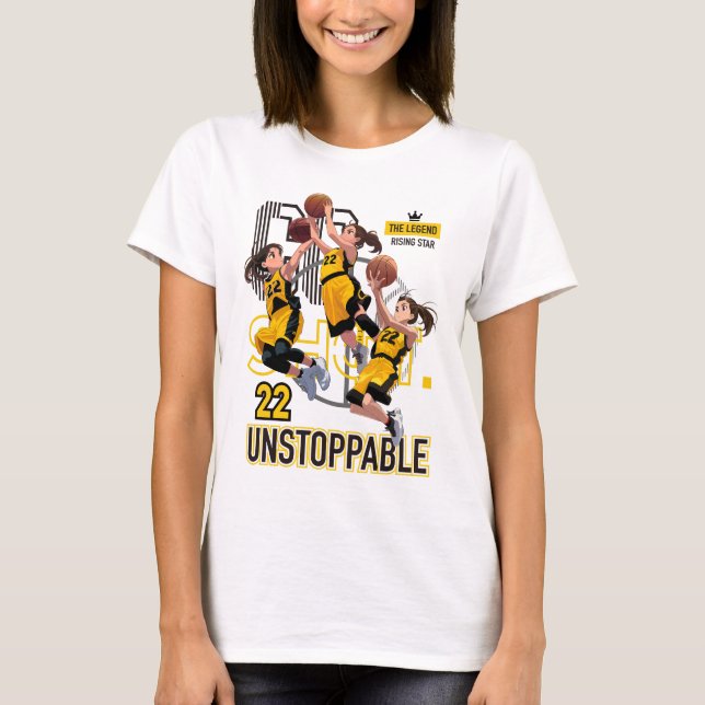Caitlin Clark 22 72611 T Shirt (Framsida)