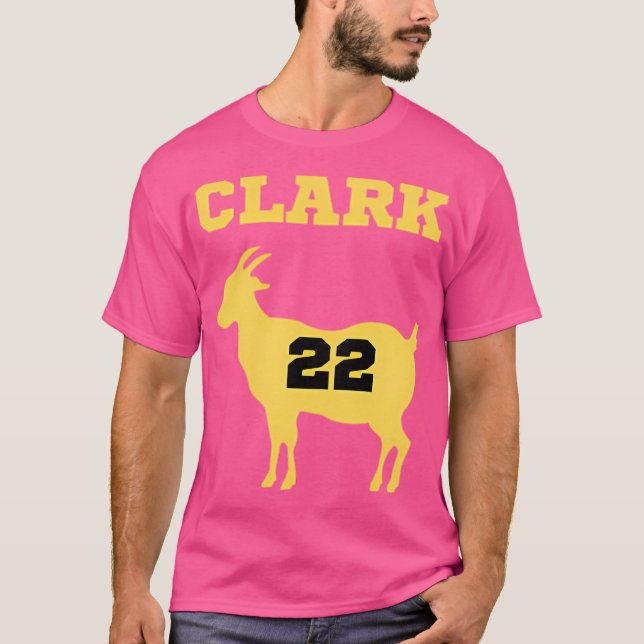 Caitlin Clark 22 Goat T Shirt (Framsida)