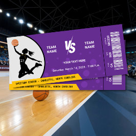 Caitlin Clark Basketball Biljett WNBA #22 Inbjudningar