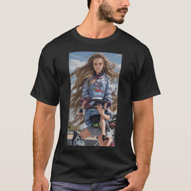 "Caitlin Clark Namnteckning Series Tee" T Shirt (Framsida)