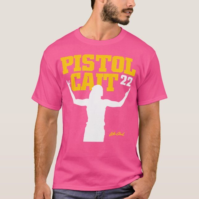 Caitlin Clark Pistol Cait T Shirt (Framsida)