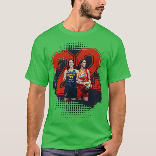 Caitlin Indiana Fever 22 T Shirt (Framsida)