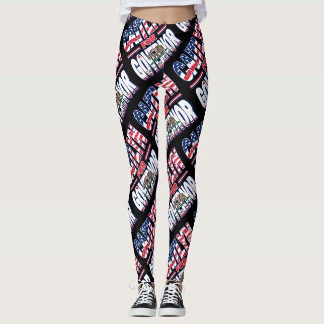 Caitlyn for California Guvernör Leggings (Framsida)