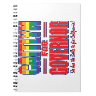 Caitlyn-for-GOV-Gay-Pride-Bollar- Anteckningsbok