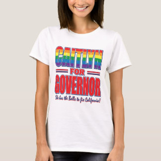 Caitlyn-for-GOV-Gay-Pride-Bollar- T Shirt